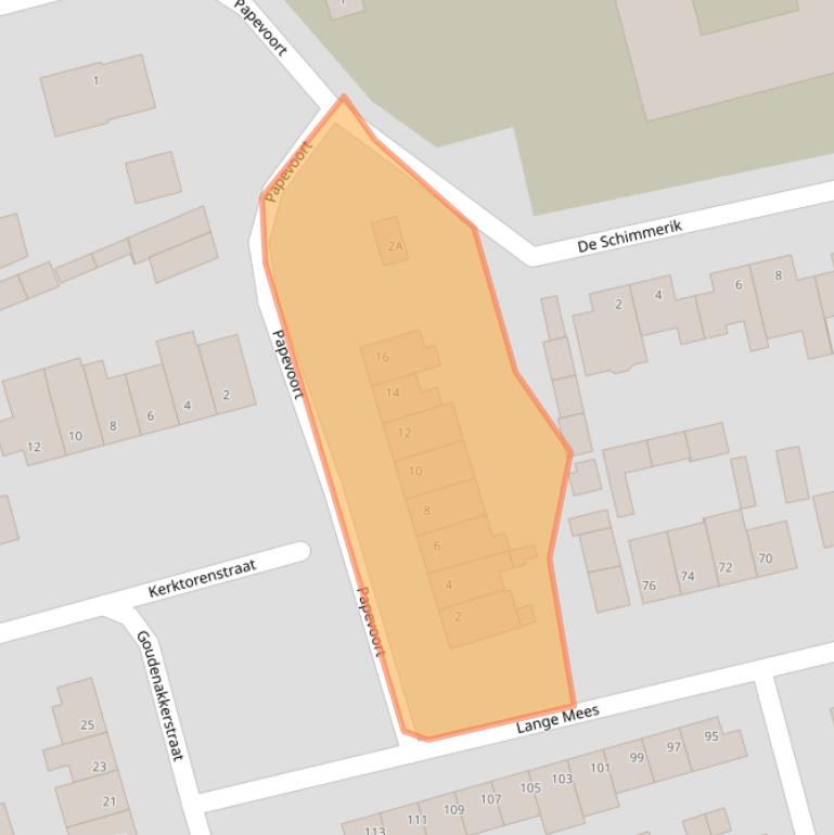 Kaart van postcodegebied 5503PL.