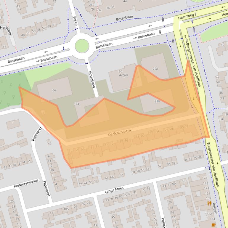Kaart van postcodegebied 5503PM.