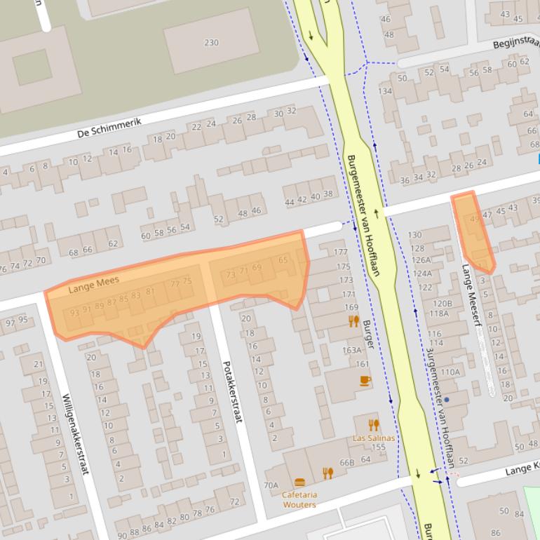 Kaart van postcodegebied 5503PP.