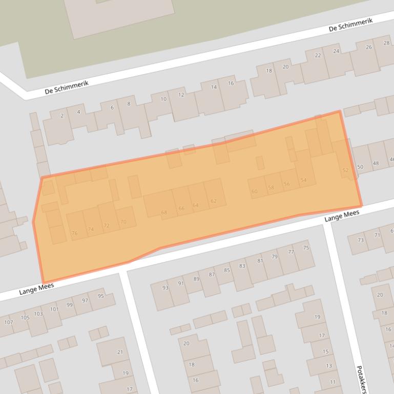 Kaart van postcodegebied 5503PT.