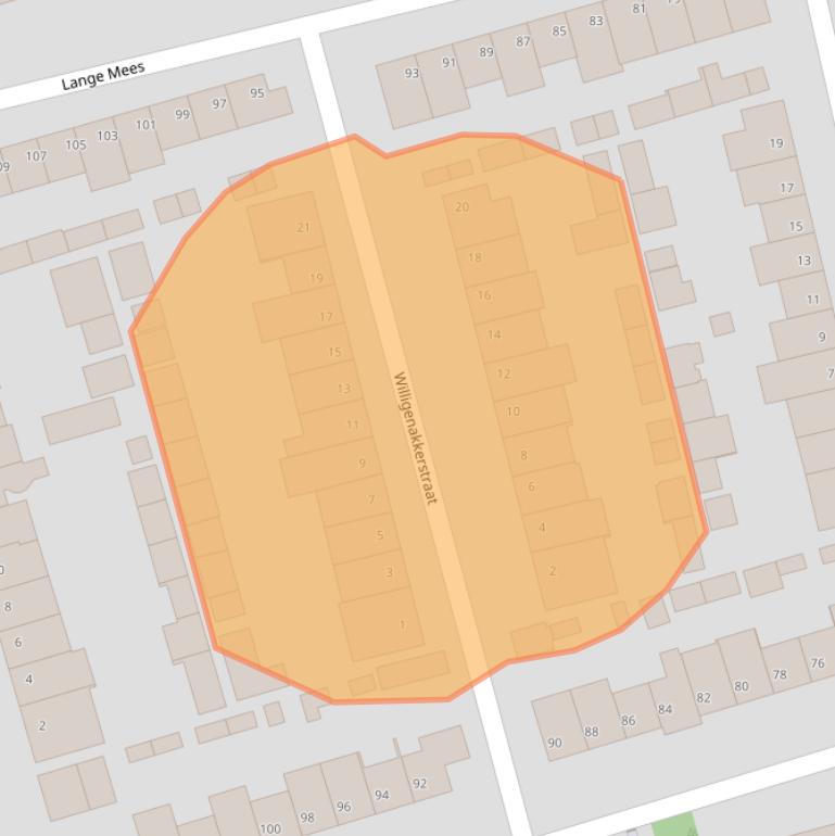 Kaart van postcodegebied 5503PV.