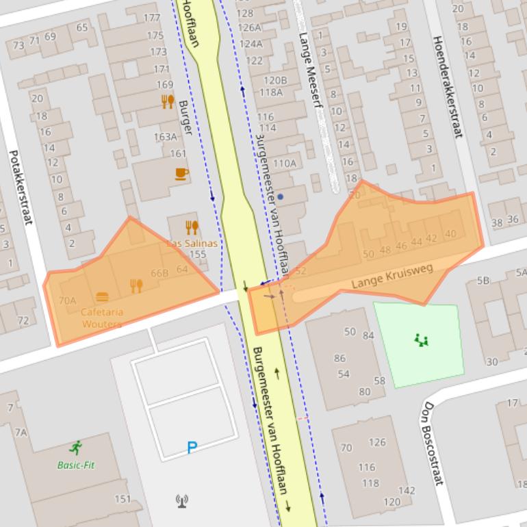 Kaart van postcodegebied 5503RB.