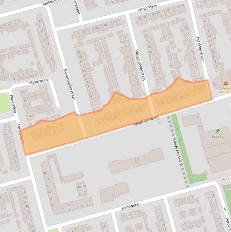 Kaart van postcodegebied 5503RC.