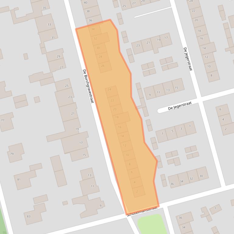 Kaart van postcodegebied 5503SH.