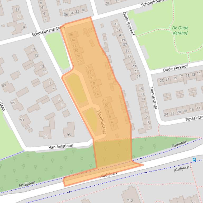 Kaart van postcodegebied 5503SL.