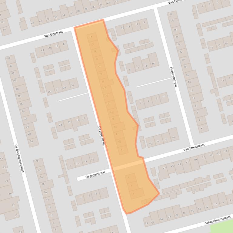 Kaart van postcodegebied 5503SN.