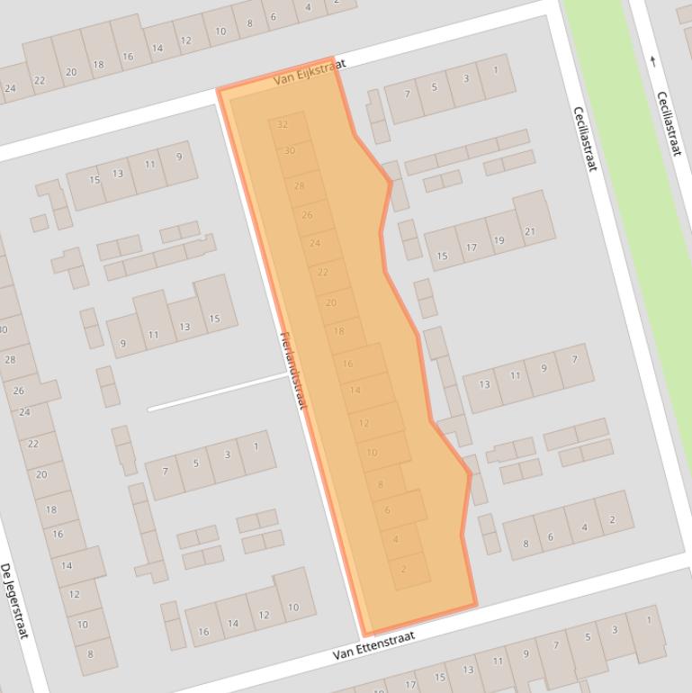 Kaart van postcodegebied 5503SV.