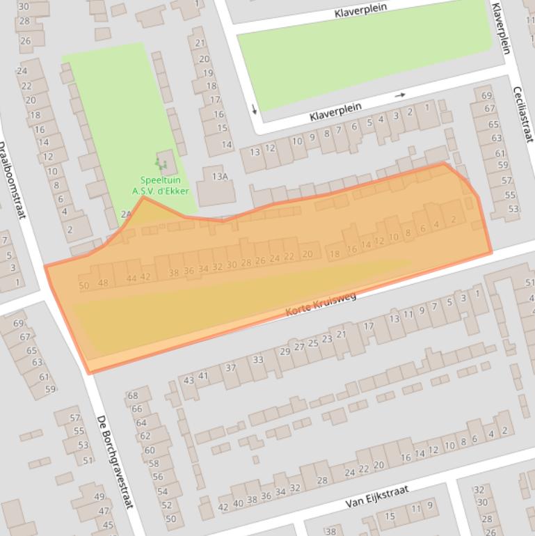 Kaart van postcodegebied 5503TB.