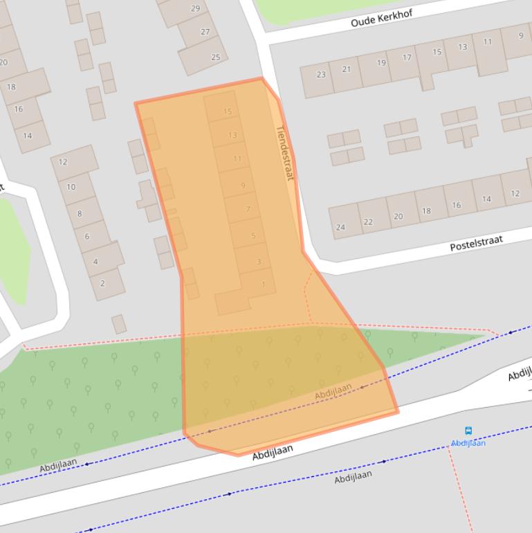 Kaart van postcodegebied 5503TH.