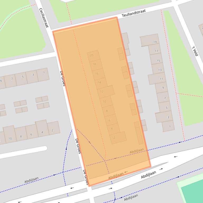 Kaart van postcodegebied 5503TJ.