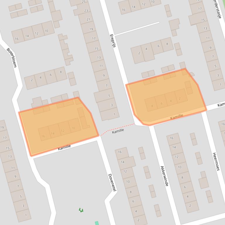 Kaart van postcodegebied 5503VM.