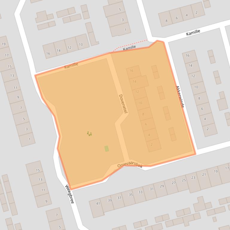 Kaart van postcodegebied 5503VP.