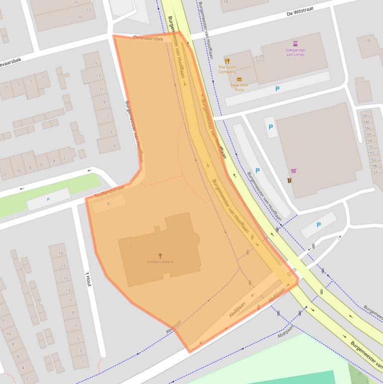 Kaart van postcodegebied 5503VV.