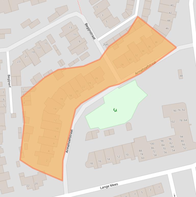 Kaart van postcodegebied 5503XD.