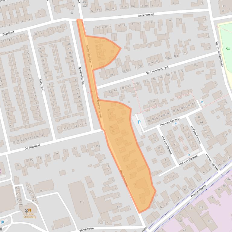 Kaart van postcodegebied 5503XH.