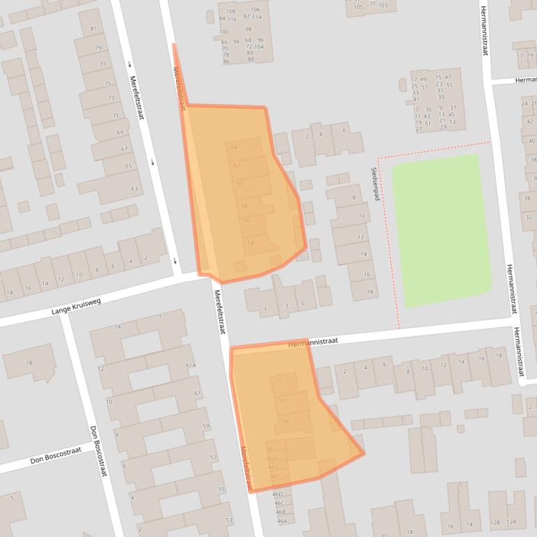Kaart van postcodegebied 5503XJ.