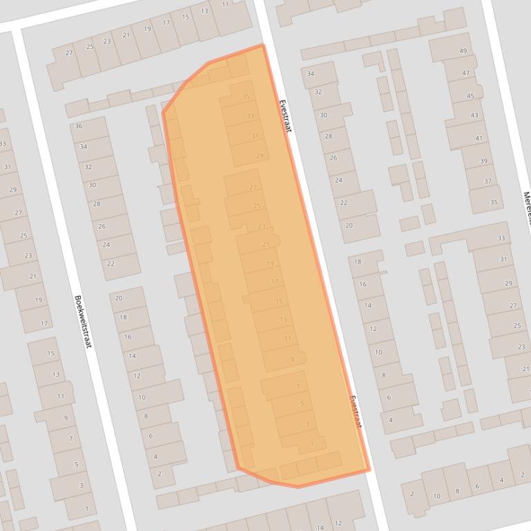 Kaart van postcodegebied 5503XM.