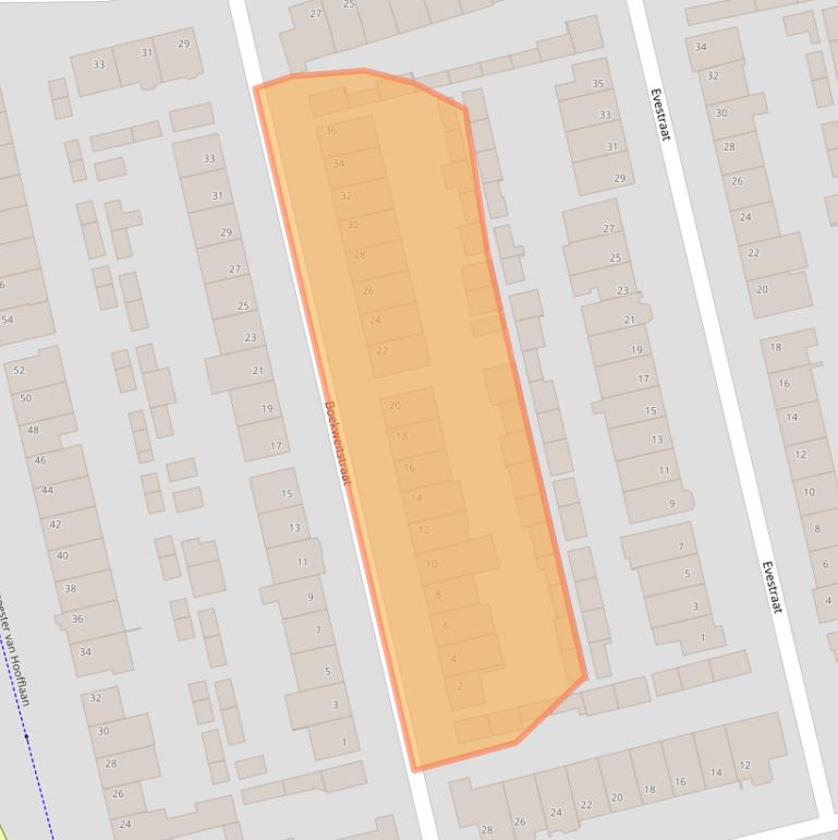 Kaart van postcodegebied 5503XR.