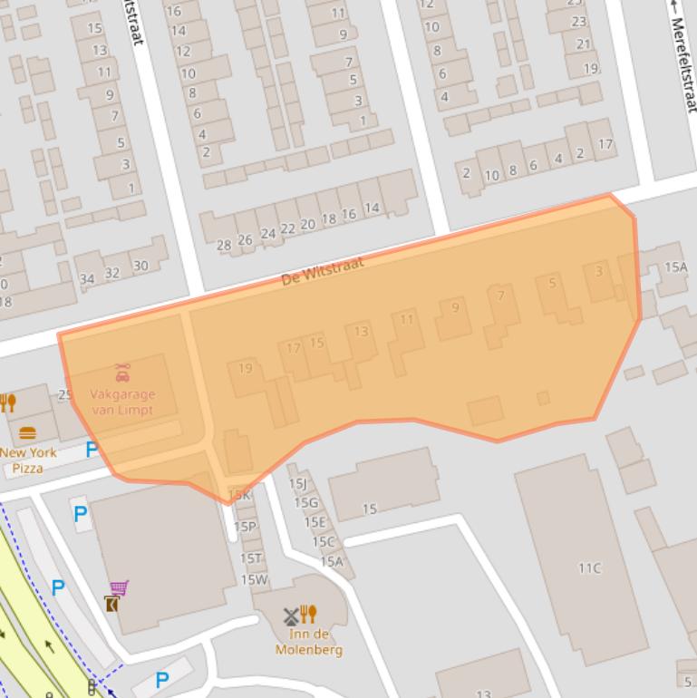 Kaart van postcodegebied 5503XS.