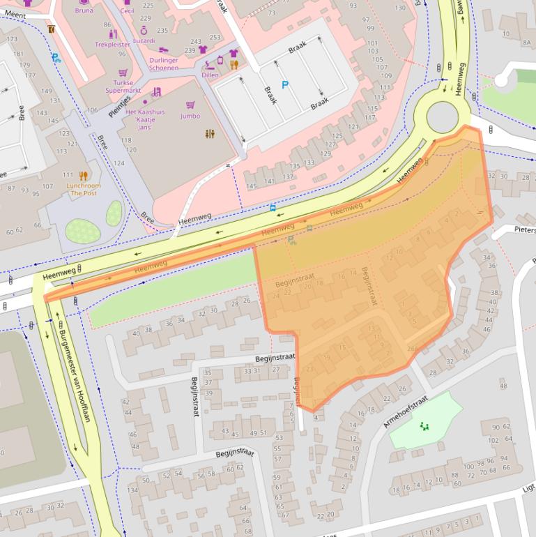 Kaart van postcodegebied 5503XW.