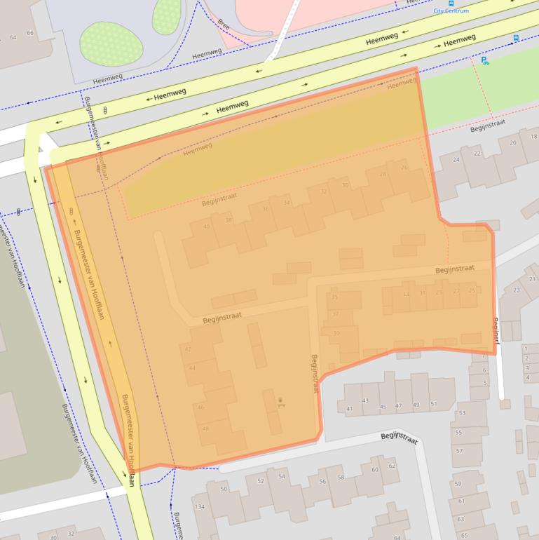 Kaart van postcodegebied 5503XX.