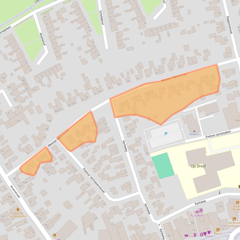 Kaart van postcodegebied 5504BG.