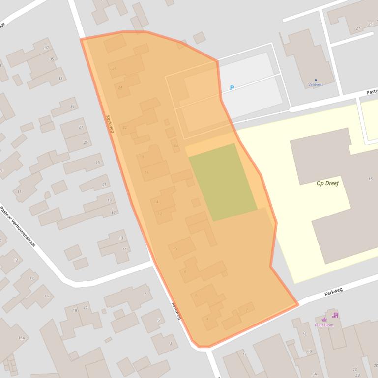 Kaart van postcodegebied 5504BM.