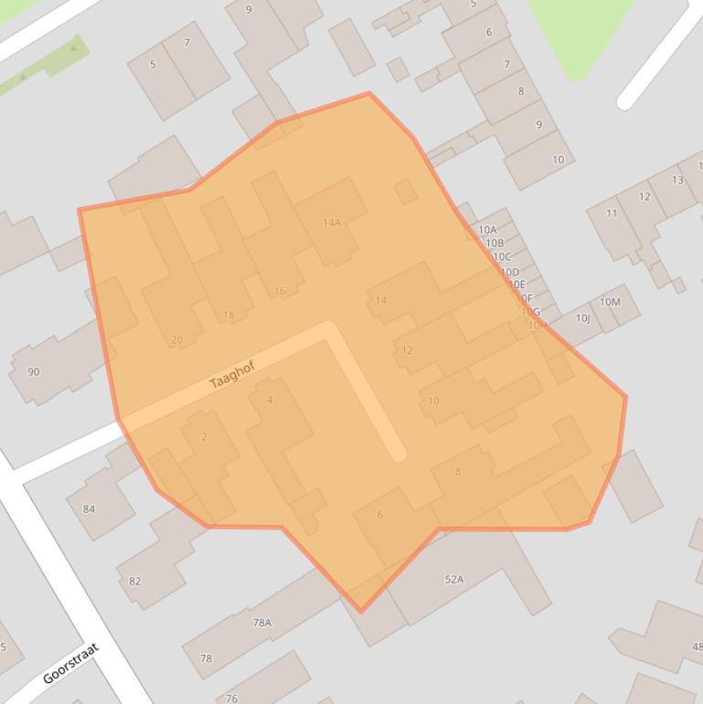 Kaart van postcodegebied 5504BT.