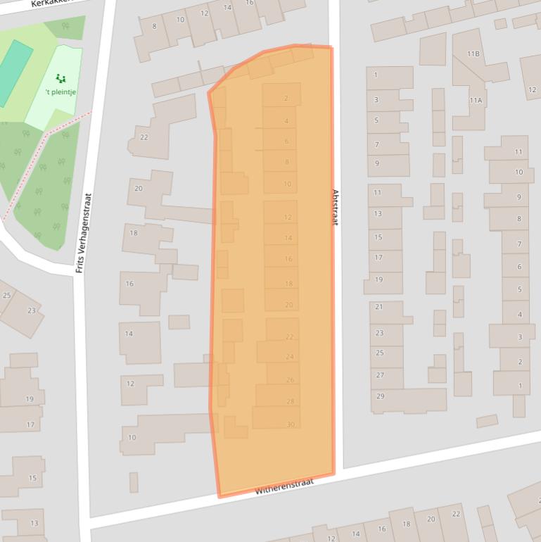 Kaart van postcodegebied 5504CJ.