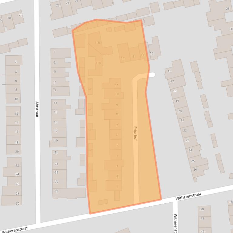 Kaart van postcodegebied 5504CK.