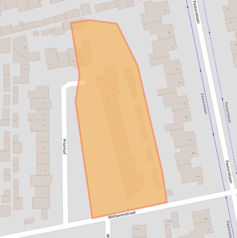 Kaart van postcodegebied 5504CL.