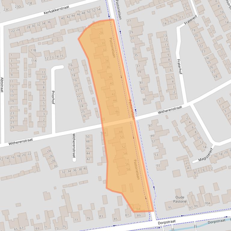 Kaart van postcodegebied 5504CR.