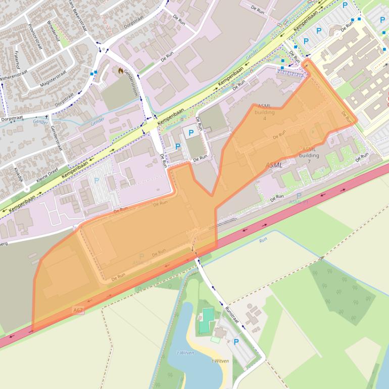 Kaart van postcodegebied 5504DR.