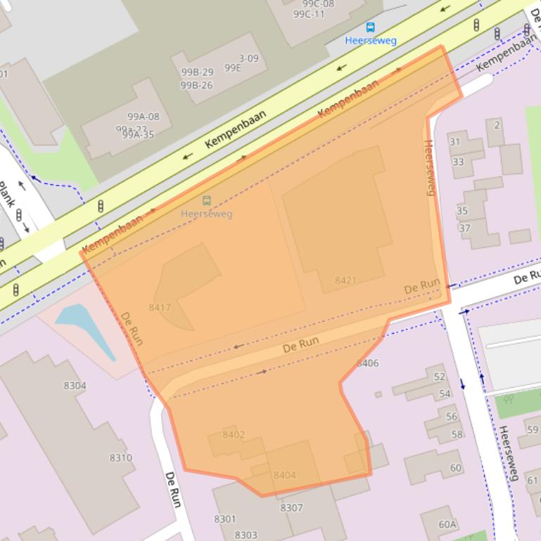 Kaart van postcodegebied 5504EP.