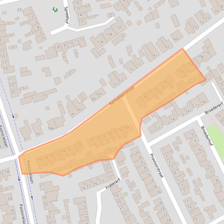 Kaart van postcodegebied 5504GR.