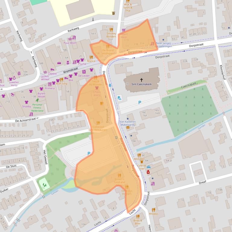 Kaart van postcodegebied 5504HA.