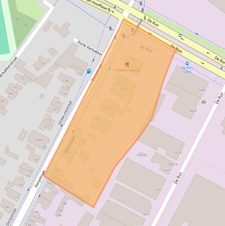 Kaart van postcodegebied 5504HM.