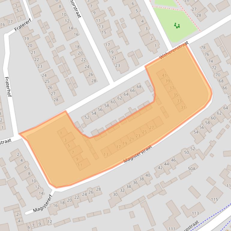 Kaart van postcodegebied 5504JK.