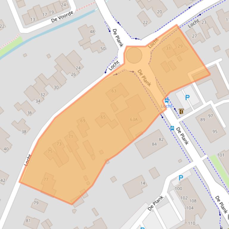 Kaart van postcodegebied 5504KB.