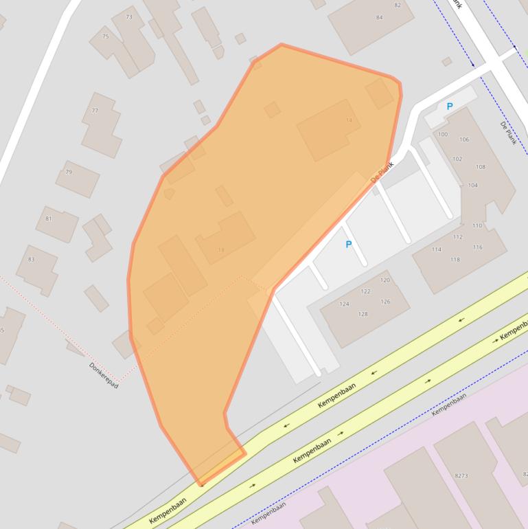 Kaart van postcodegebied 5504KH.