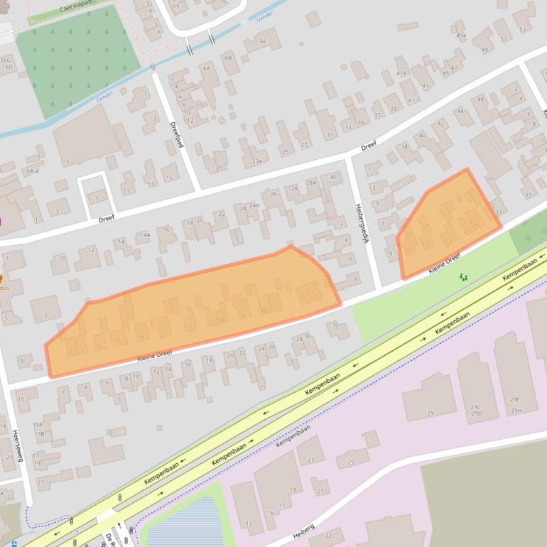 Kaart van postcodegebied 5504LE.