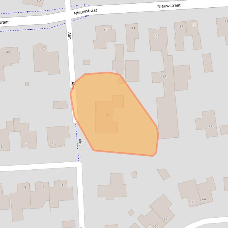 Kaart van postcodegebied 5504MA.
