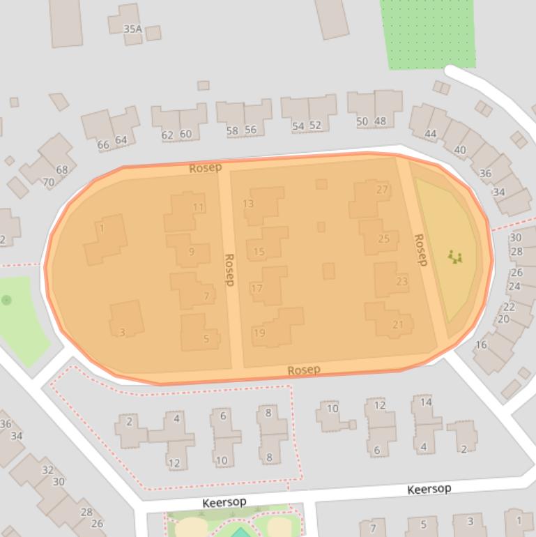 Kaart van postcodegebied 5504MV.