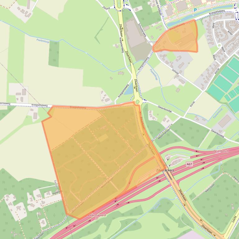 Kaart van postcodegebied 5504NA.
