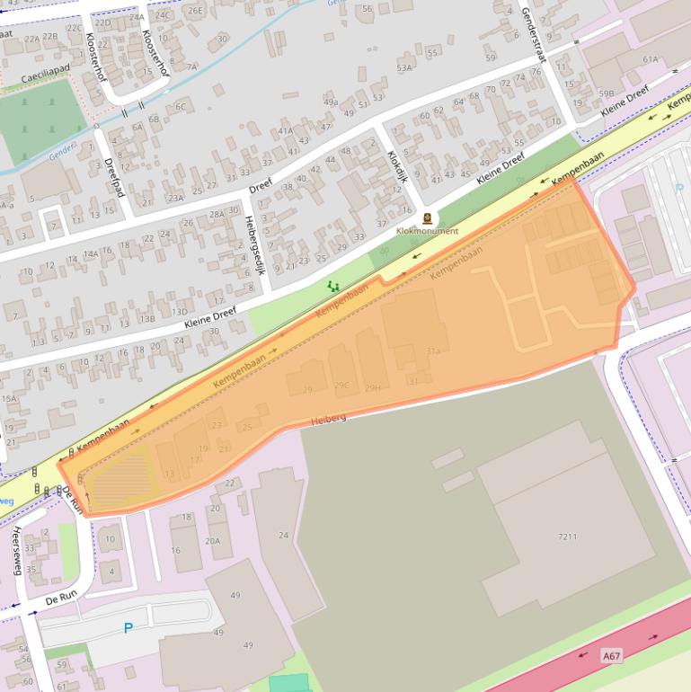 Kaart van postcodegebied 5504PA.