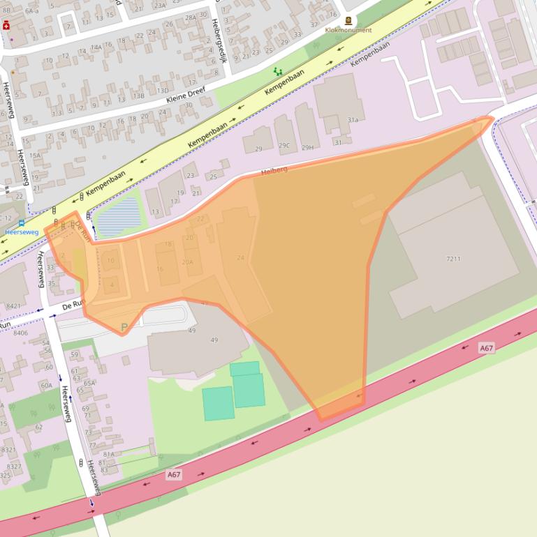 Kaart van postcodegebied 5504PB.