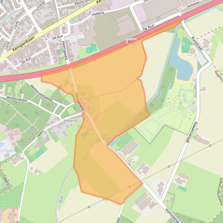 Kaart van postcodegebied 5504PS.