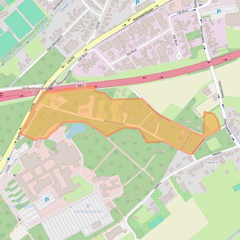 Kaart van postcodegebied 5504RD.