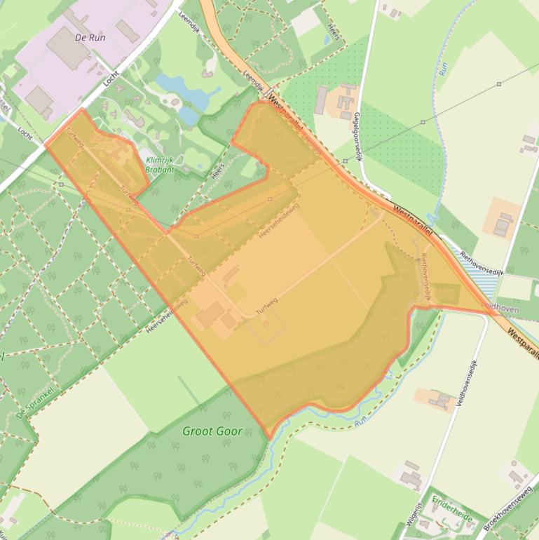 Kaart van postcodegebied 5504RL.