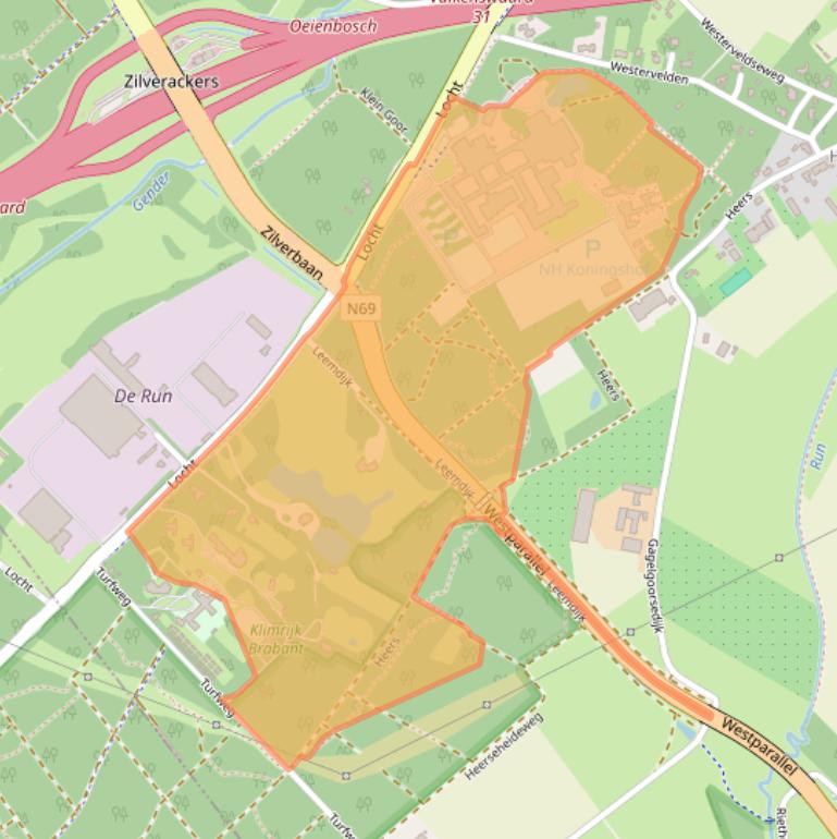 Kaart van postcodegebied 5504RM.